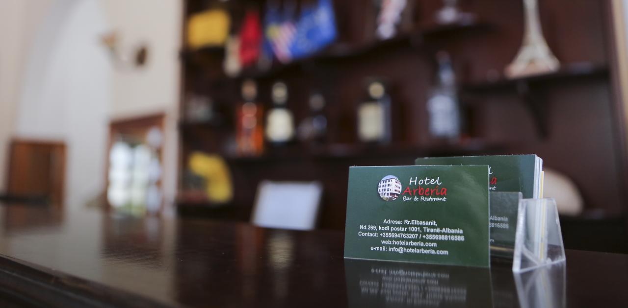Hotel Arberia Tiranë Eksteriør bilde